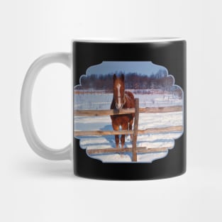 Red Yearling Horse Mug